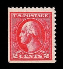 LSS USA Scott #528c 1920 2c Double Impression MH ** RARE** CV $65 (6ADA)