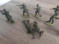 Airfix 1/32 WWII Painted German Infantry Lot of 20 Figures Vintage