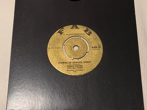 PRINCE BUSTER Shakin' Up Orange Street ROCKSTEADY 1st GOLD 1967 FAB10 EXCELLENT