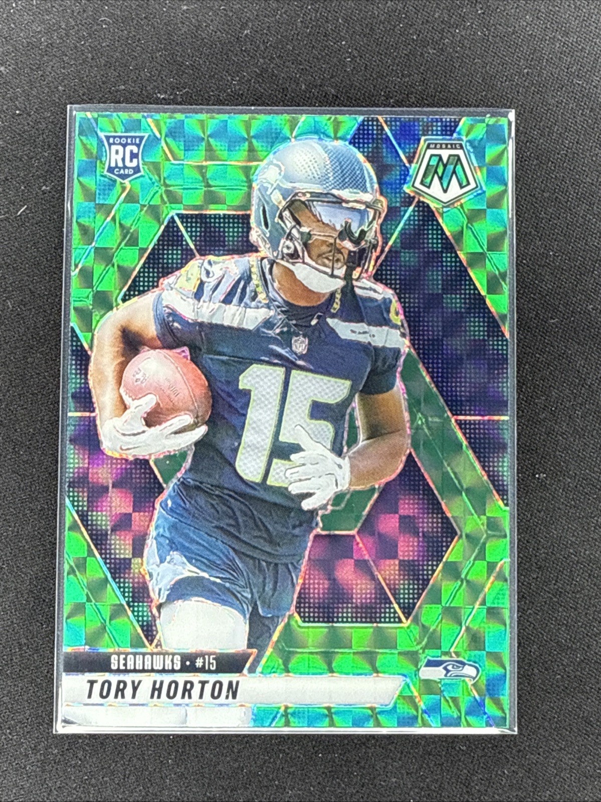 2025 Panini Mosaic Tory Horton Green Mosaic Prizm #396