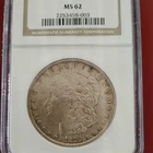 1879 S Morgan Silver Dollar $1 NGC MS 62