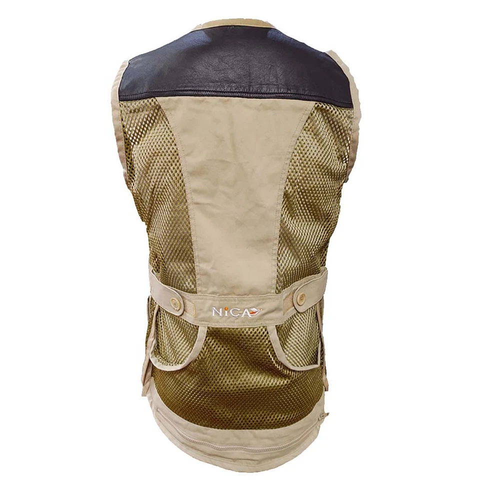 New Nica Men'S Design 6 Left Hand Shooting Vest Khaki - Image 2 of 2