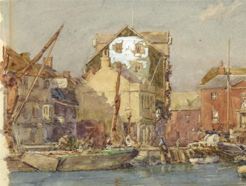 Harold William Stagg - Watercolour Painting - Poole Harbour - Picture 4 of 6