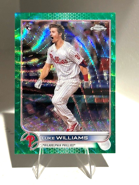Luke Williams RC 2022 Topps Chrome Green Wave Refractor #/99 Rookie
