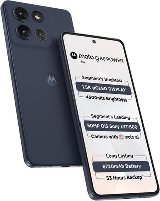 MOTOROLA G86 Power 5G (Spellbound 128GB 8GB RAM) Dimensity 7400