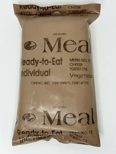 Vintage Collectible Ready To Eat Military Rare Vegetarian MRE Cheese Tortellini