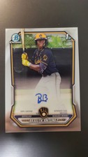 2026 Bowman Brailyn Antunez Chrome Auto Autograph 1st Prospect Brewers EZ38