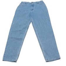 Brittania Women’s Jeans 12P Easy Fit Petite Light Wash Straight Leg