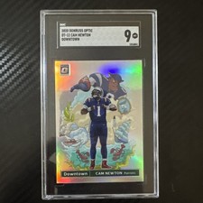 2020 Donruss Optic Cam Newton Downtown SGC 9
