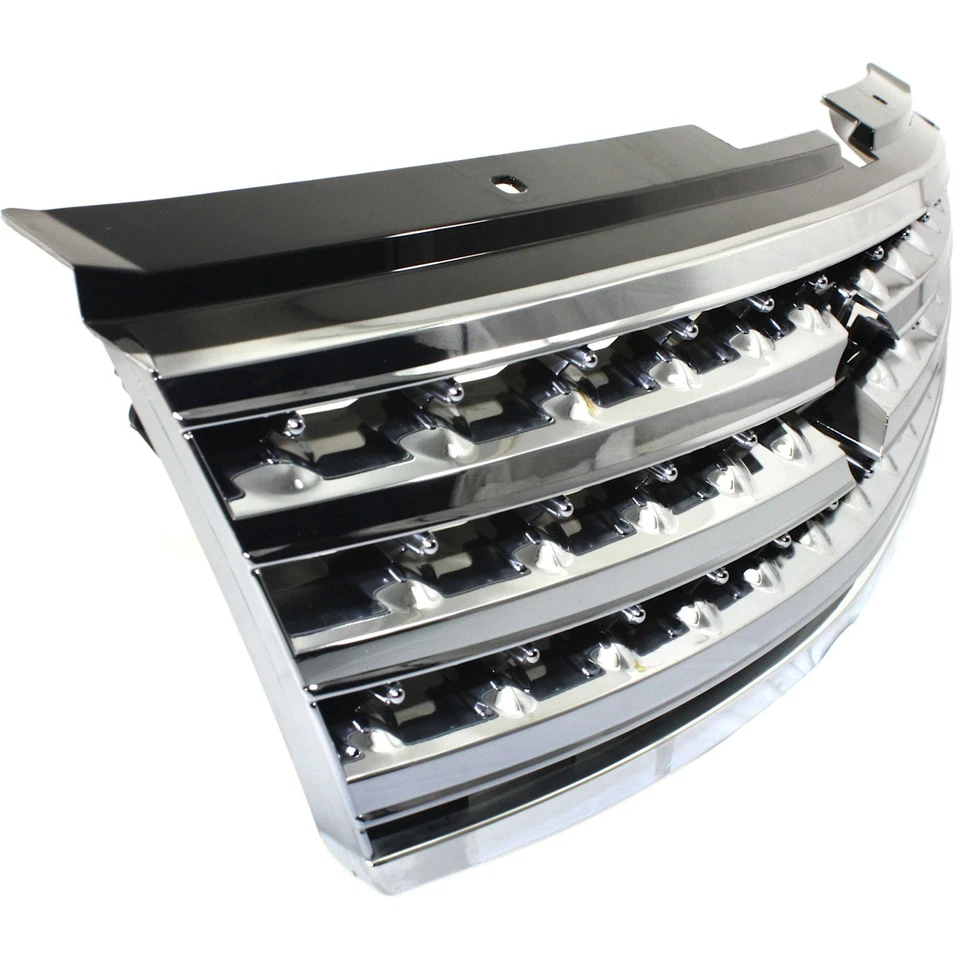 Grille For 2006-2007 Infiniti M35 M45 Chrome Plastic - Image 3 of 4