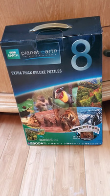 BBC Planet Earth Extra Thick Deluxe Puzzles 8 Open Box Sealed Puzzles  Fast Ship