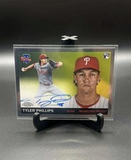 2025 Topps Chrome Platinum Tyler Phillips Autograph Rookie Card #CPA-TP. rookie card picture