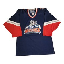 Hartford Wolfpack Authentic 1997-2002 Jersey Men's Small Red Blue White Canada