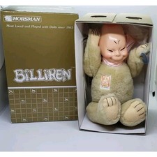 Muñeca Horsman Articulada Billiken RARA De Colección Buena Suerte Sin usar, en caja Certificado de Autenticidad Alaska Caja Original