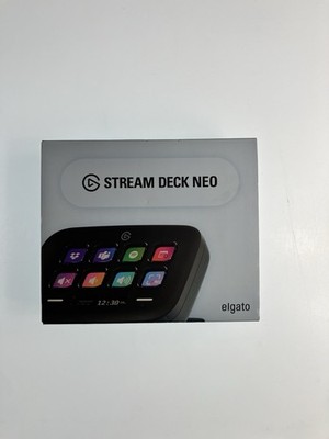 Elgato Stream Deck Neo 8-Keys Gaming Controller Contro Panel 20GBJ9901 Black