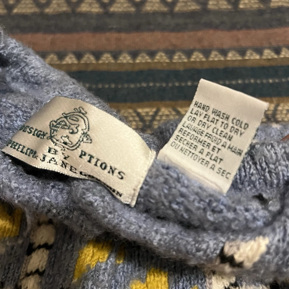 Design Options Philip & Jane Gordon Cardigan Sweater XL Fall Nature Autumn - Image 3 of 4