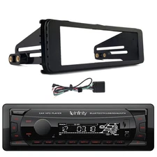Infinity FM Radio Receiver w/ Dash Kit (fits select 1998-2013 HD Motorcycles)