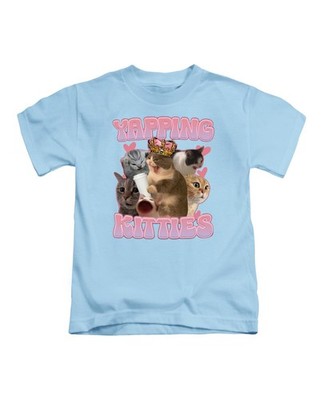 Yapping Kitties Erwachsene T-Shirt süß Yapping Meme Katze Haustier Tier Thema Spaß Top