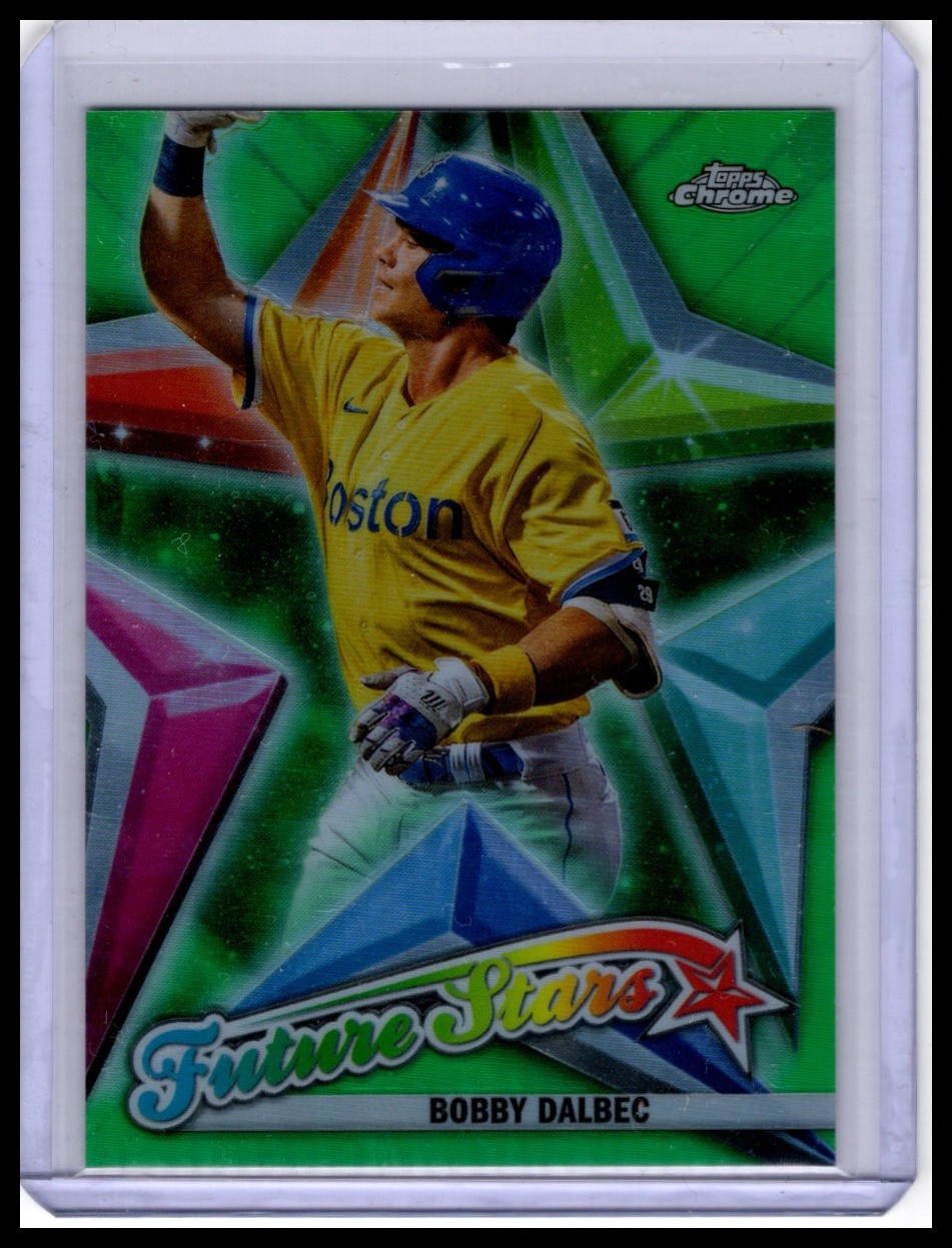 2022 Topps Chrome #FS-10 Bobby Dalbec Future Stars Green Refractor #/99