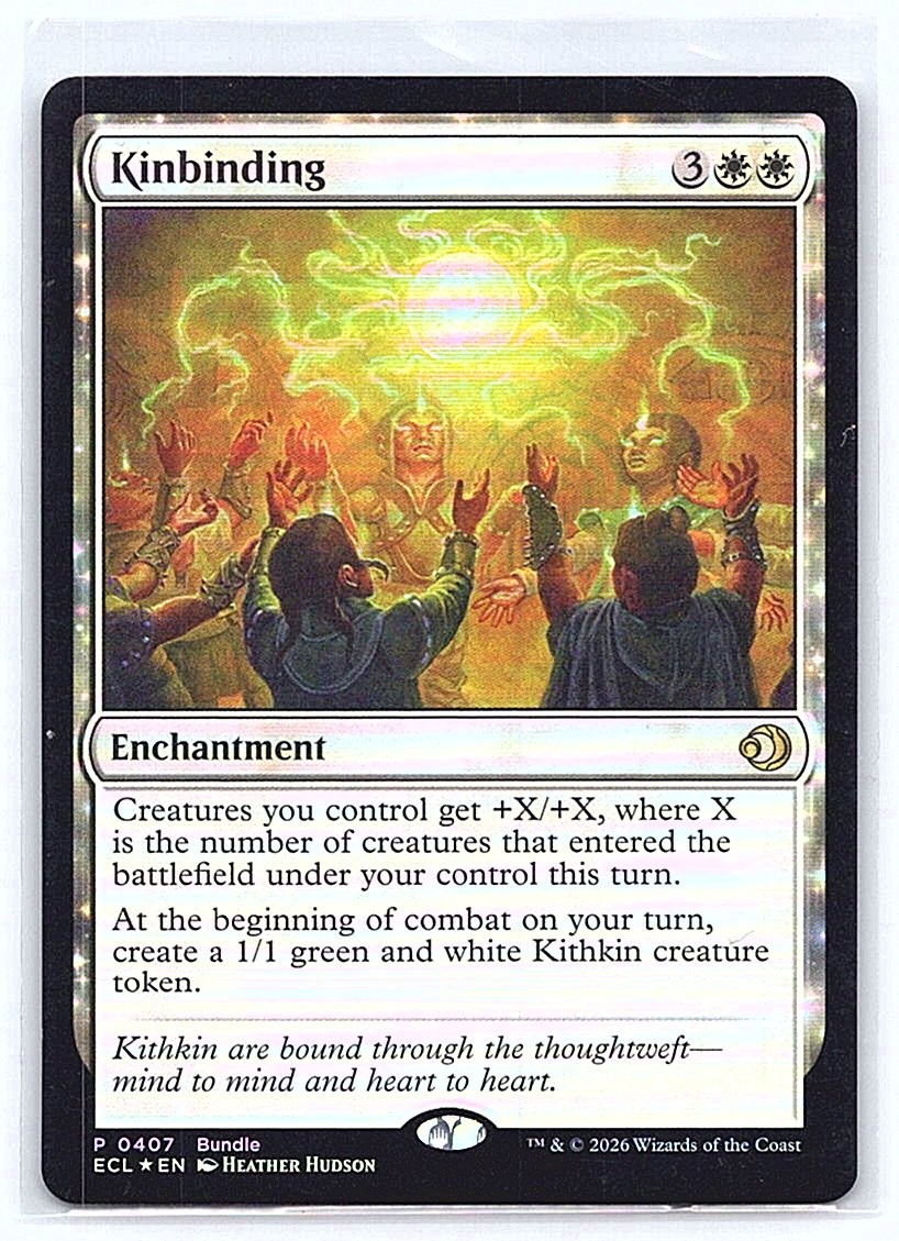 KINBINDING 20 R LORWYN ECLIPSED FOIL MTG CARD