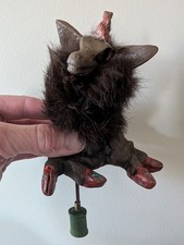 Mini Palm Shoulder Puppet Creature Faux Fur R...