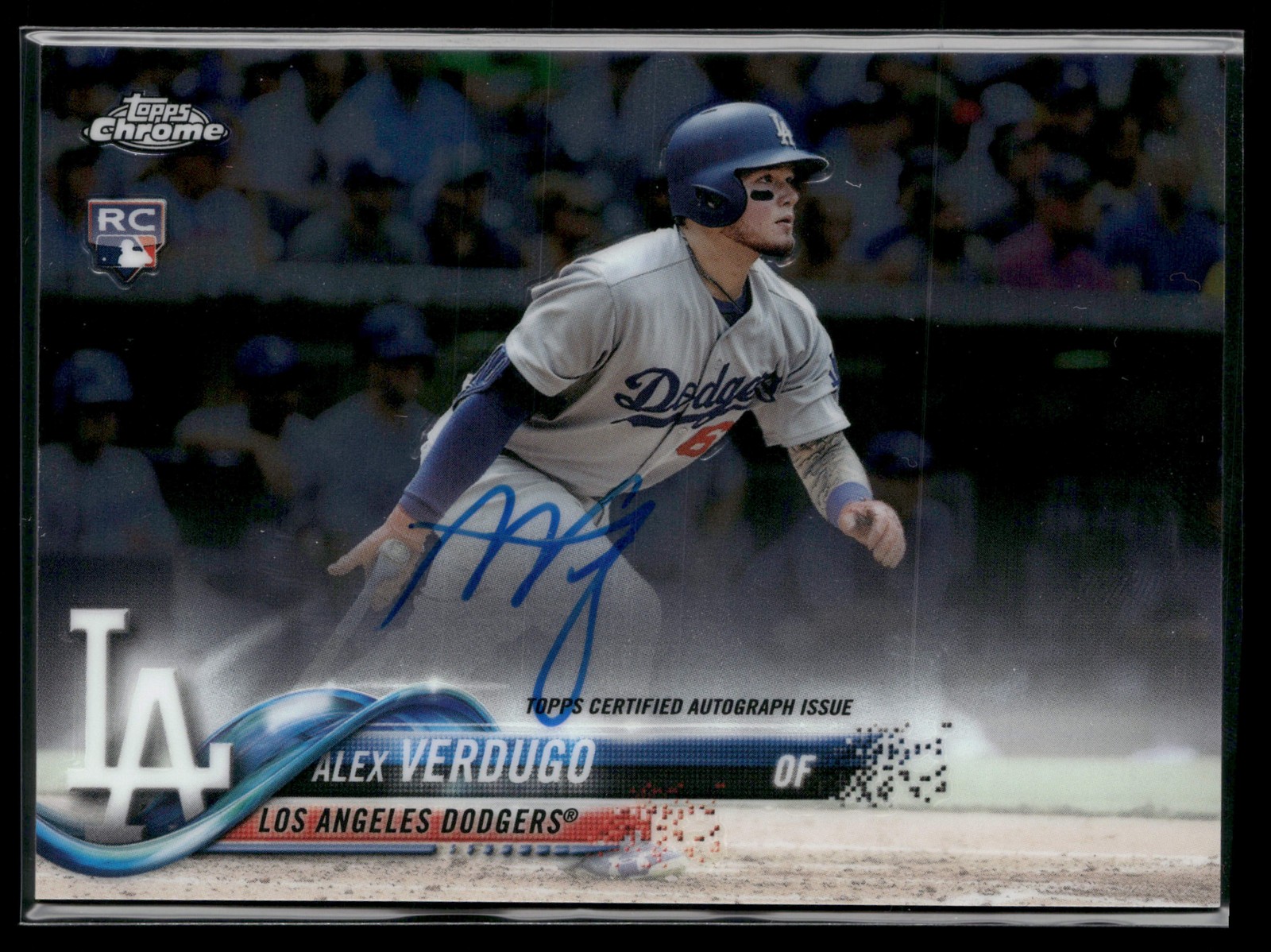 2018 Topps Chrome #RA-AV Alex Verdugo Rookie Auto