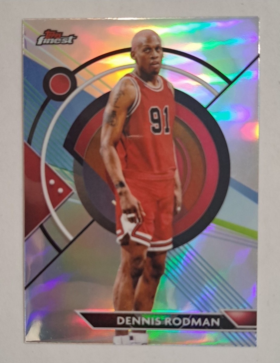 2023-24 Topps Finest *DENNIS RODMAN* Refractor SP Card #61 MT