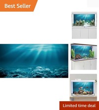30x18 inches Undersea Theme Aquarium Background Sunshine Underwater World Fis...
