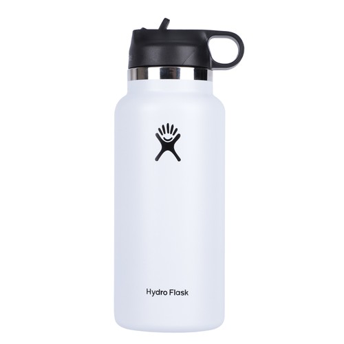 NEW Hydro Flask 32oz Water Bottle Wide Mouth w/Straw Lid Travel mug , coffee cup - Picture 35 of 54