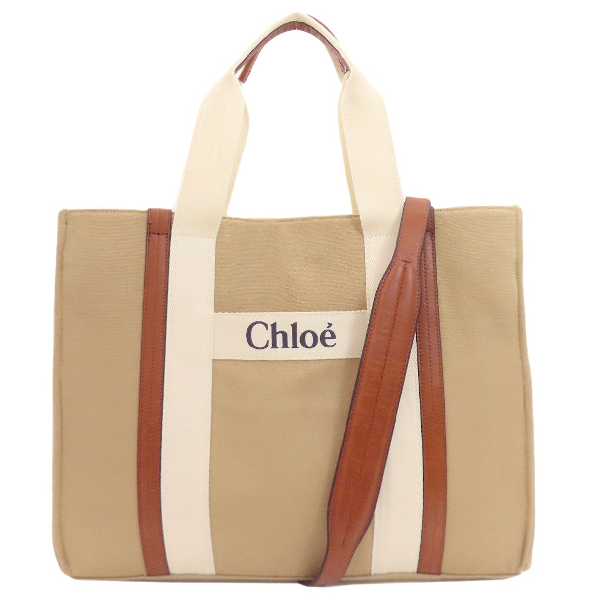 CHLOE  Mothers bag Tote Bag Canvas  Ladies [Used]