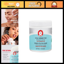 Daily Exfoliating Facial Radiance Pads with AHA, Glycolic  Lactic Acid, 60 Coun