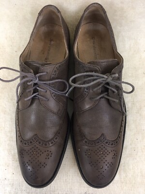 John Varvatossz sz 10 greenish brown laced leather oxfords. EUC John Varvatos | Shoes | John Varvatos Mens Dress Shoe  main image 2