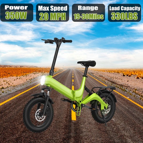 Adults Commuting Electric Bike 36V 30 Miles 350W Motor Foldable City E-Bike NEW