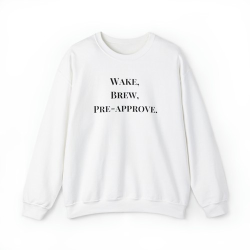 Mortgage Brew & Pre-Approve Sweatshirt Unisex, Real Estate Loan, US SHIPPING - Picture 8 of 11