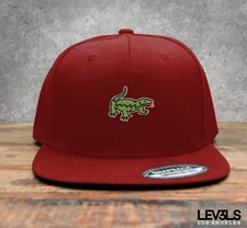 PREPPY KOMODO DRAGON  SNAPBACK BASEBALL CAP   DJ SNKRHD FASHION PARODY HUMOR