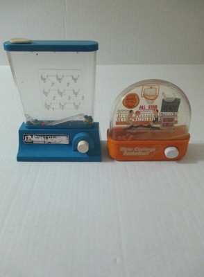 Vintage Penny Japan Water Challenge Basketball Handheld Toy Tomy Tic Tac Toe Ebay