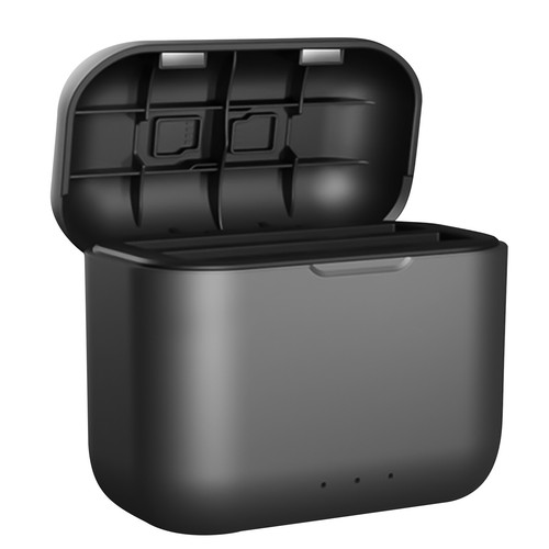 Type-C Dual Battery Charger Fast Charging Base Box Storage Case For Insta360 X3 - Picture 4 of 5