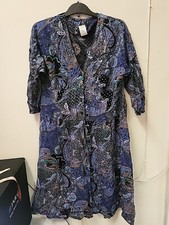 Vintage Littlewoods Paisley Dress Size 16