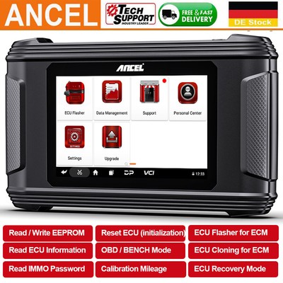 ANCEL EC500 Auto ECM ECU Klonen Diagnosegerät Reset&Flashing Read&Write EEPROM