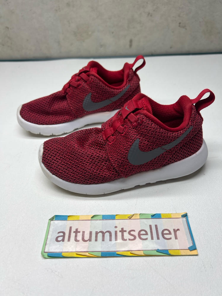 Running Shoes Red Nike Roshe Kids Nike Roshe One Red/Grey/Anthracite  Toddler Boy's Shoes Size 10C