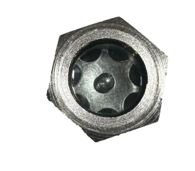 McMaster-Carr 1/2'' NPT Sight Glass - 125 PSI, 70°F, Stainless Steel
