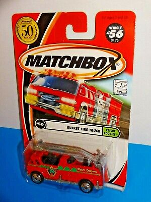 Matchbox 2002 Rescue Rookies Series #56 Bucket Fire Truck Red | eBay