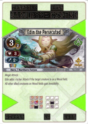 1x PROMO Edin the Persecuted EOJ SET1 #068 PS3 Eye Of Judgment