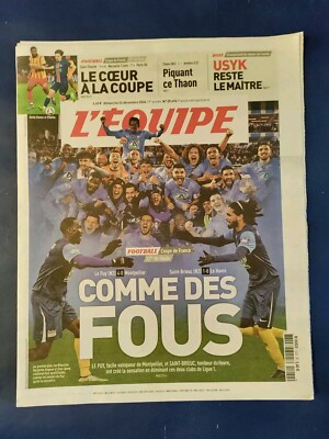 COUPE DE FRANCE / L'EQUIPE 22/12/2024 / LES EXPLOITS DU PUY ET SAINT-BRIEUC