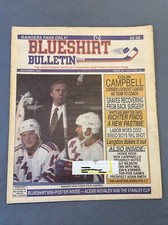 New York Rangers Blueshirt Bulletin Colin Campbell Alexei Kovalev Issue 34 1994