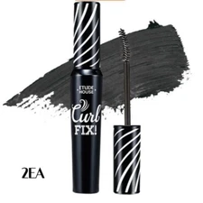 Etude Lash Perm Curl FIX Mascara 8gx2ea #Black Korean Eye Makeup