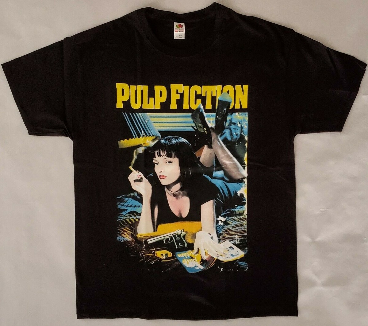 FREE SAME DAY SHIPPING Tarantino PULP FICTION Uma Thurman Shirt