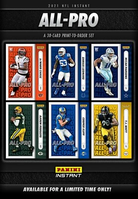 2021 Panini NFL Instant ALL-PRO Set - Pick Your Card - In-Hand - Only 212 Made!