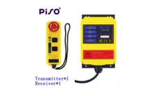 PISO A2S AC36V/220/380V DC24V Industrial Wireless Remote Control For Hoist Crane