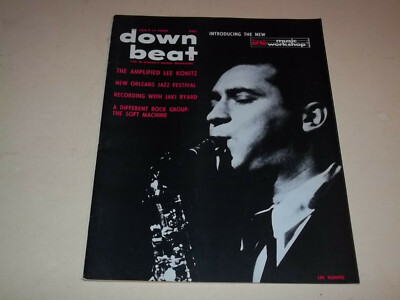 Down Beat magazine  Lee Konitz, Soft Machine, Jaki Byard July 11 1968  VG